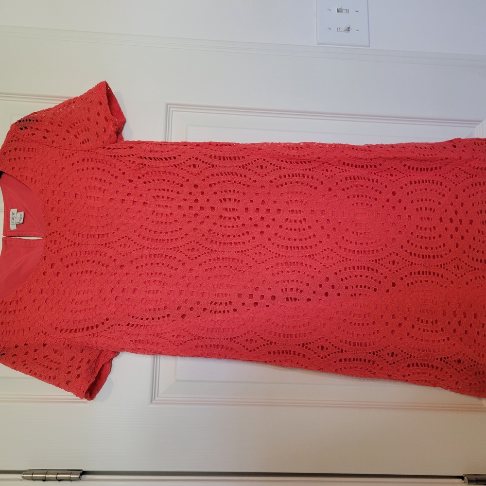 Coral Lace Dress